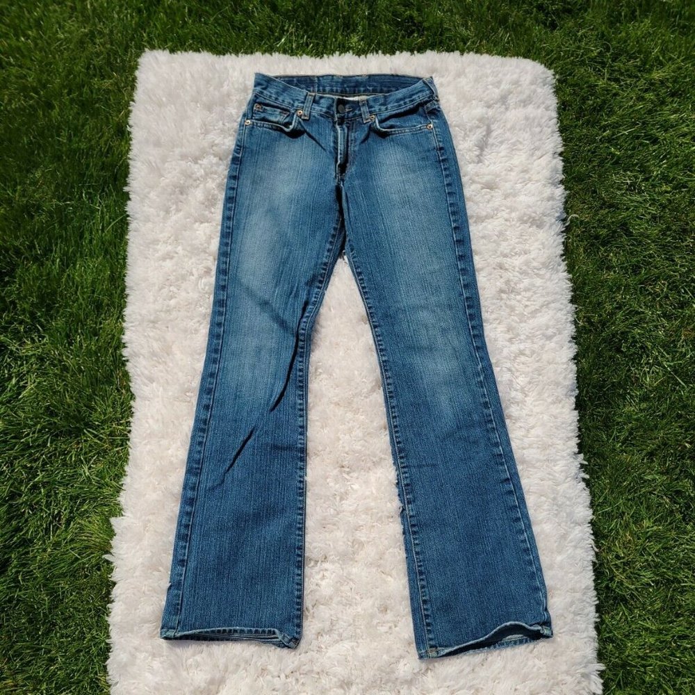 LUCKY BRAND 0/25 AMERICA. MADE DUNGAREES BLUE JEAN